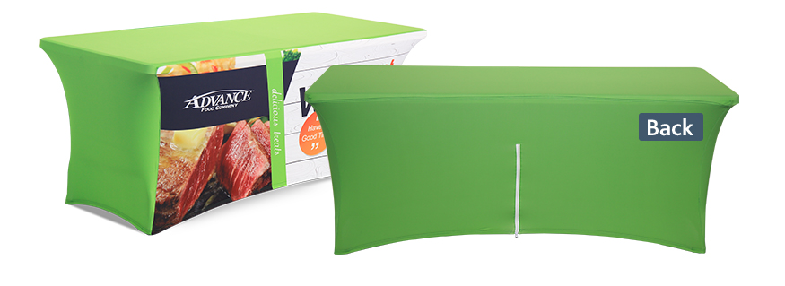 Stretch Table Covers with Zipper in back