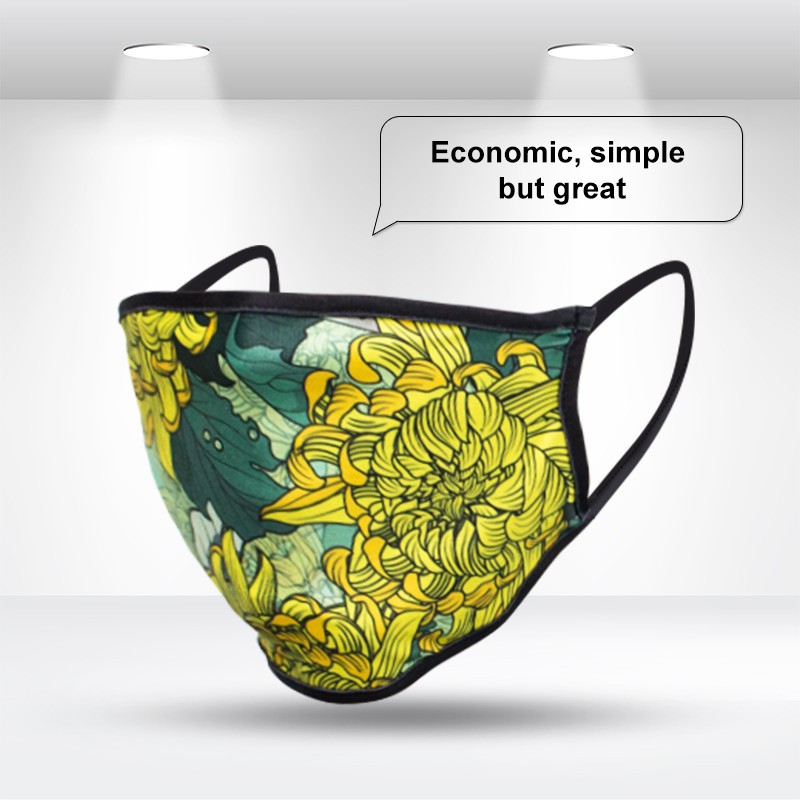 Premium Fabric Face Mask(240g Elastic Polyester)