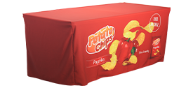 Fitted Tablecloth with Zipper Back