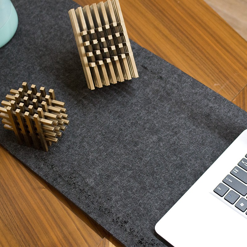 Custom Size Multifunctional Felt Mat For Table And Cup Use