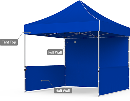 Solid Color Advertising Canopy Tent For Outdoor Events