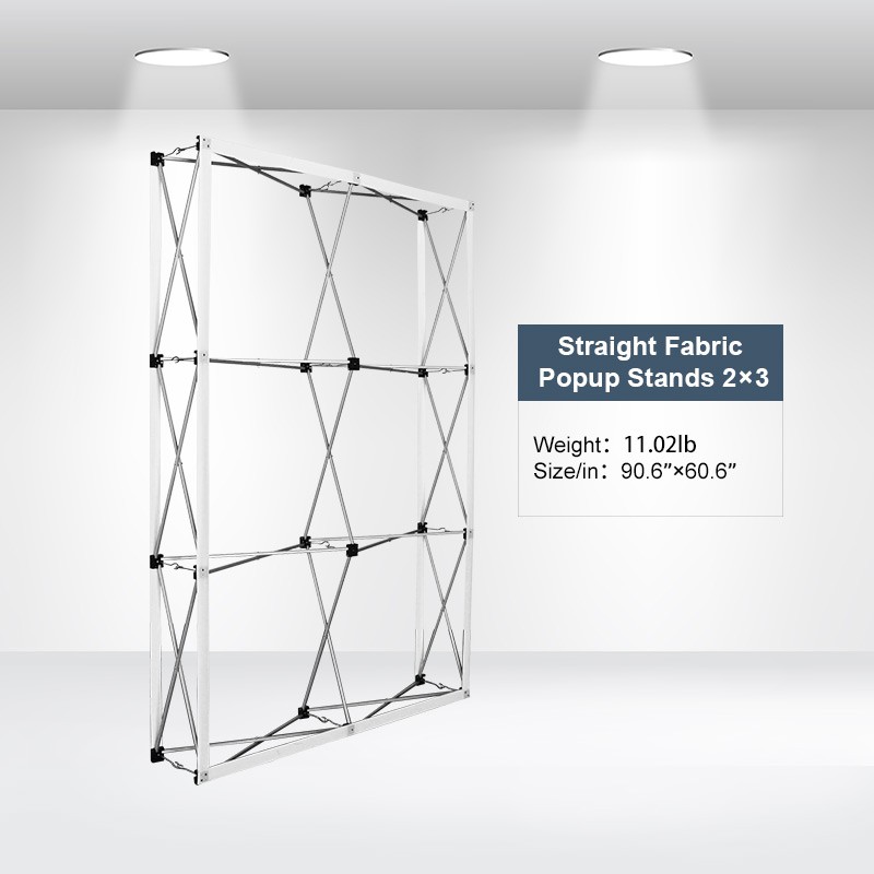 Straight Fabric Popup Displays
