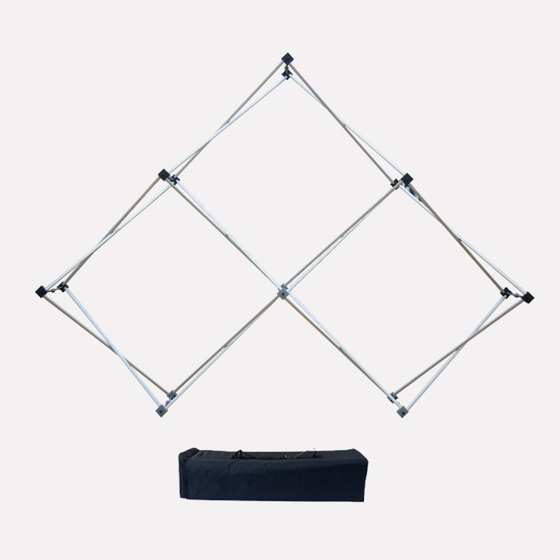 Triangular Small Grid Table Top Pop Up Display