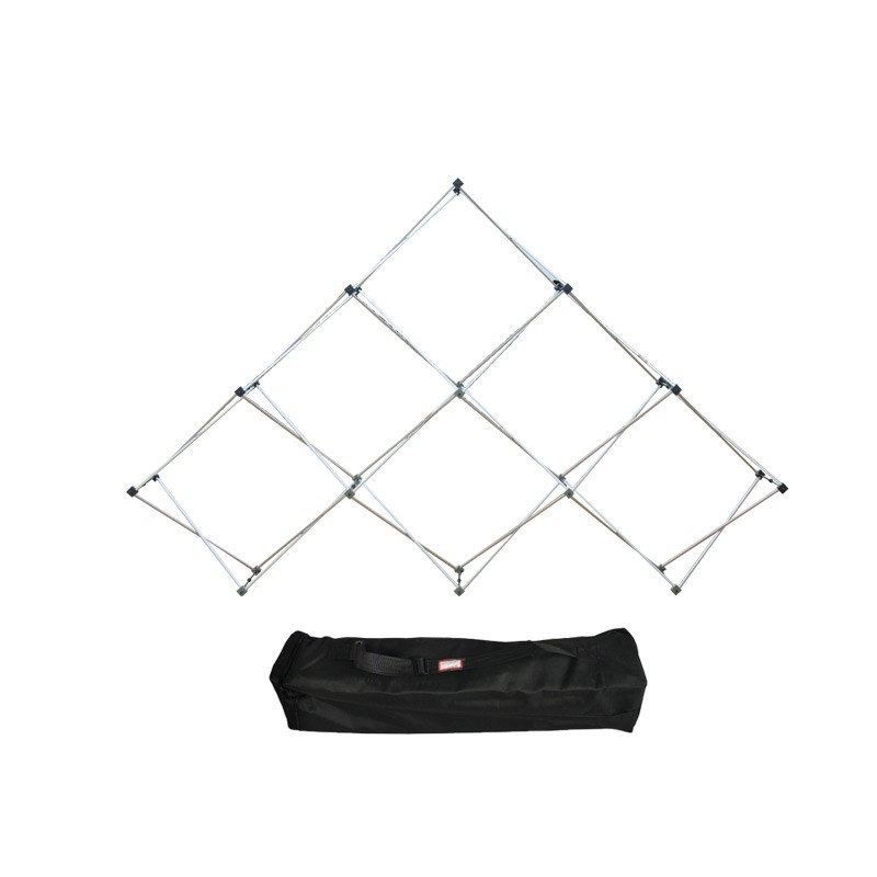 Triangular Middle Floor Grid Pop Up Display
