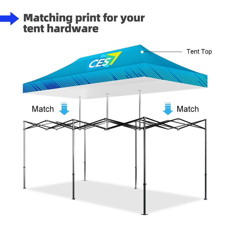 Custom Size Advertising Tent (Fabric Only)