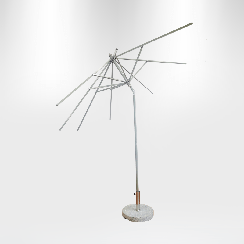 2.7x2.7m Tilting Patio Umbrellas With Valances