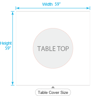 round table cover template