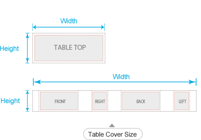 Pleated Tablecloth Template