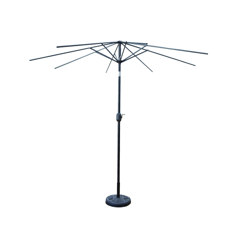2.7x2.7m  Tilting Patio Umbrellas With Valances (Iron Frame)