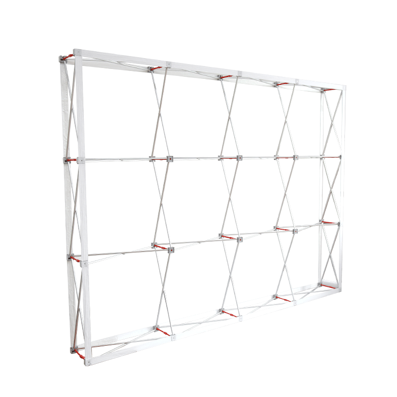 10FT Double Sided Straight Fabric Popup Displays Frame