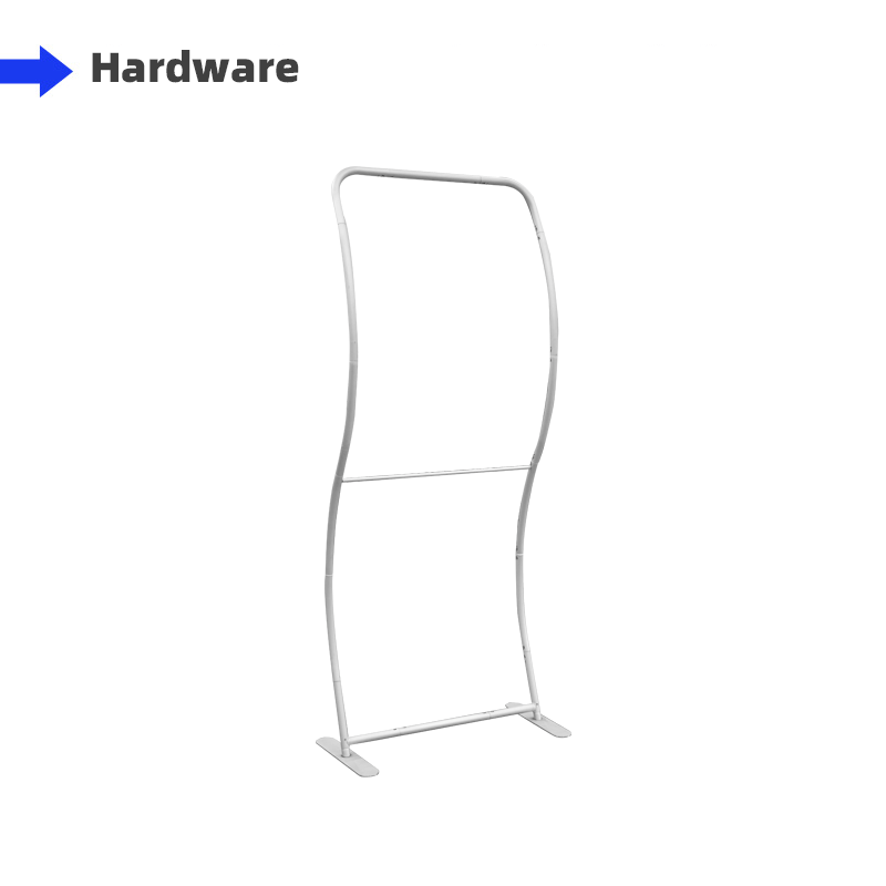 S Shape Fabric Banner Stand Frame