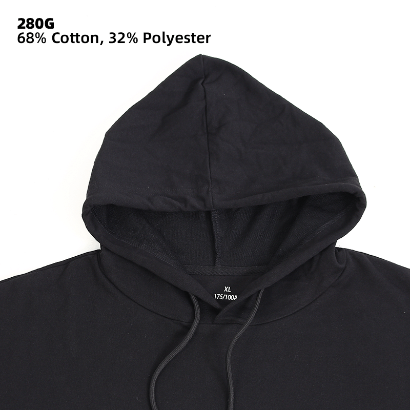 Coil Thread-Lined Hoodie-Laser Print