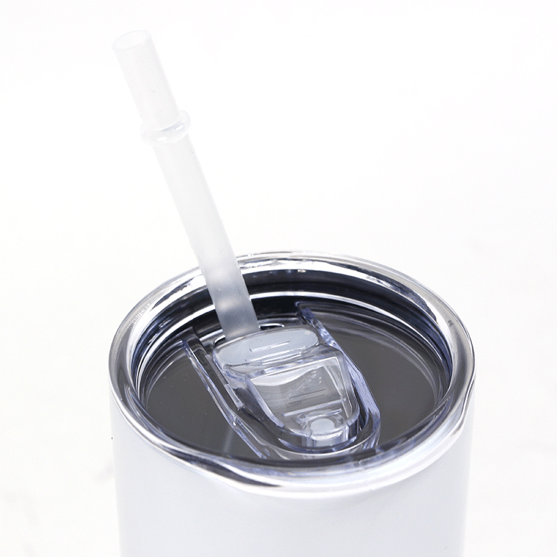 30oz Double Wall Stainless Steel Vacuum Cup with PP Straw