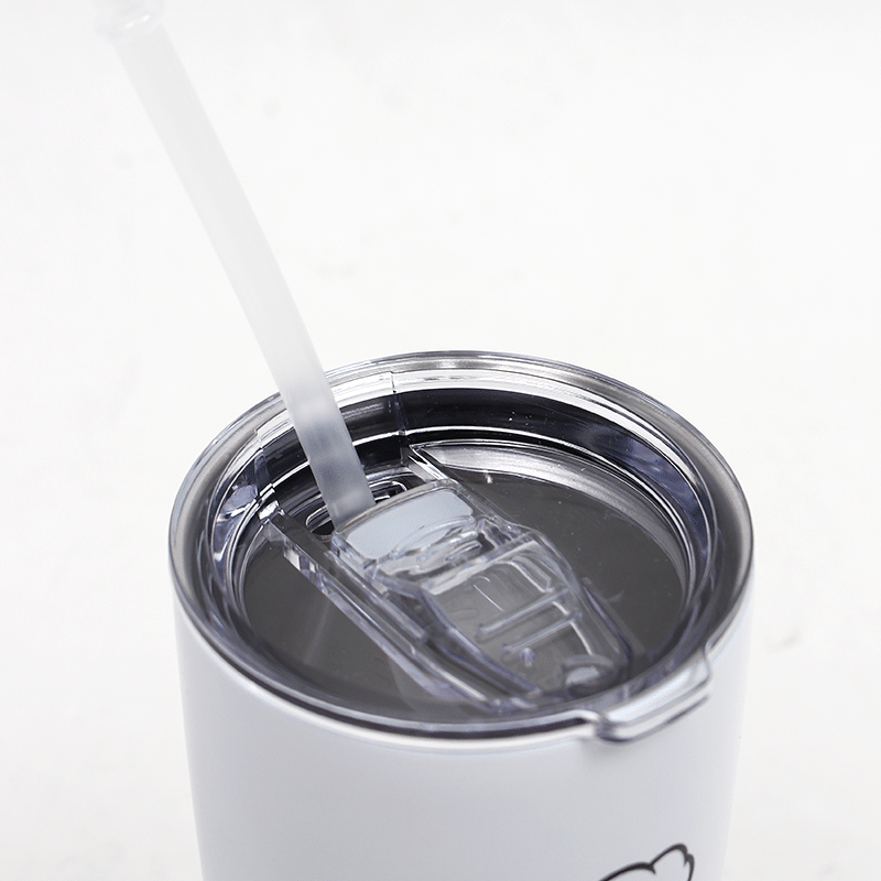 20oz Stainless Steel Travel Mug with PP Straw