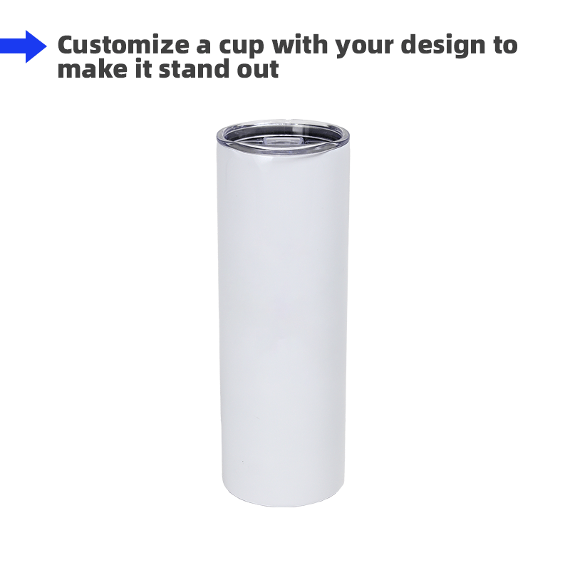30oz Double Wall Stainless Steel Vacuum Cup with PP Straw