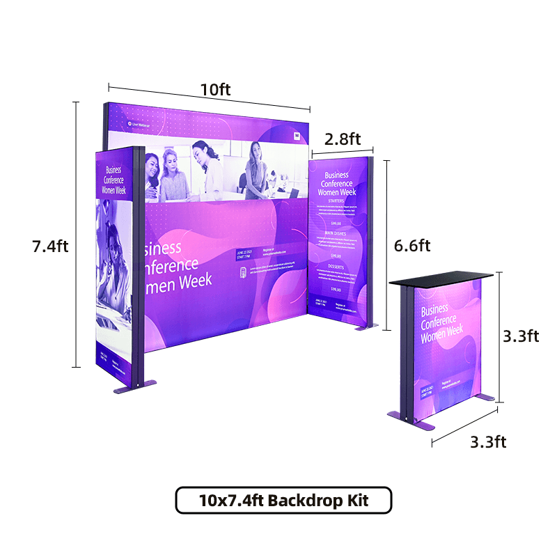 Tradeshow SEG Modular Lightbox Display Kit C