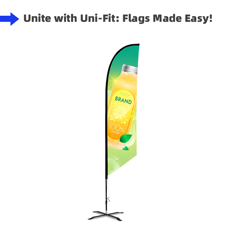 Angled Flag with Uni-Fit Pole