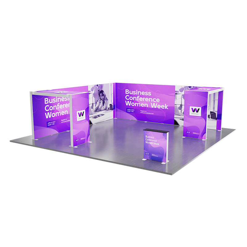 Tradeshow SEG Modular Lightbox Display Kit Q