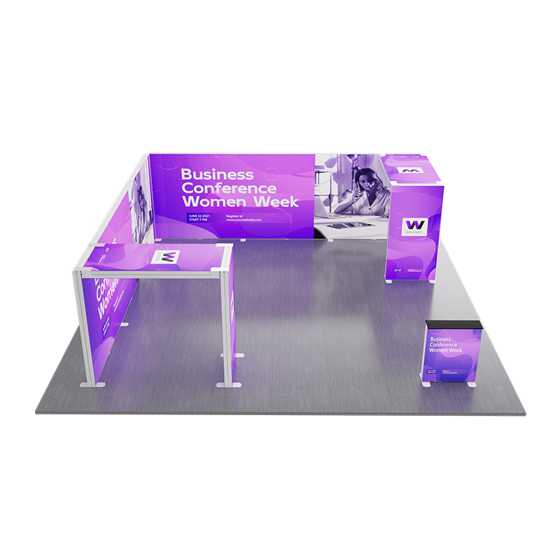 Tradeshow SEG Modular Lightbox Display Kit Q