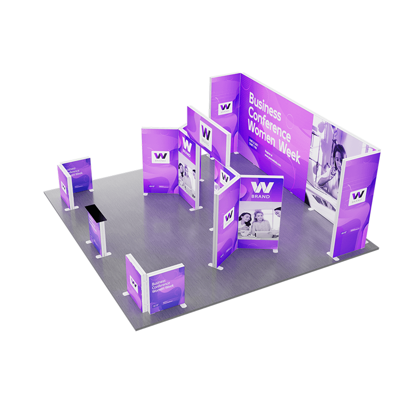 Tradeshow SEG Modular Lightbox Display Kit R