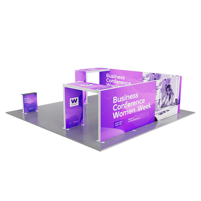 Tradeshow SEG Modular Lightbox Display Kit Q