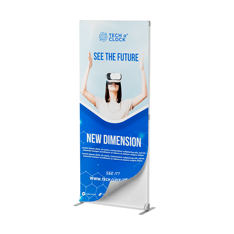 Foldable SEG Fabric Display Stand