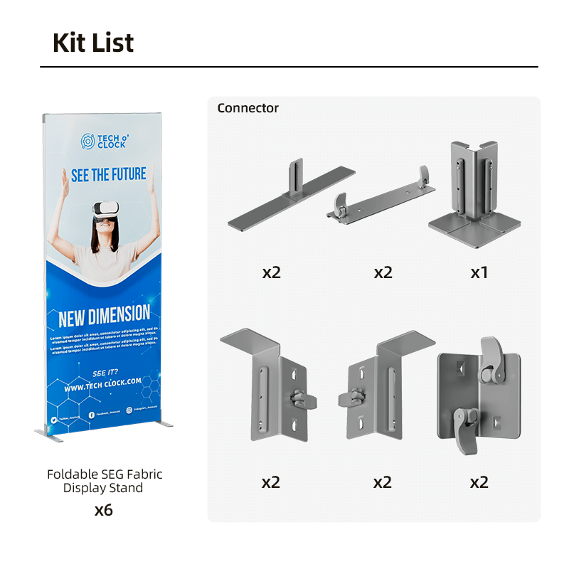 Foldable SEG Modular Display Kit B