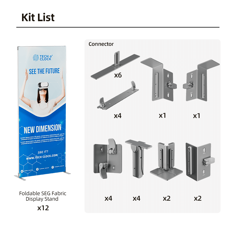 Foldable SEG Modular Display Kit K