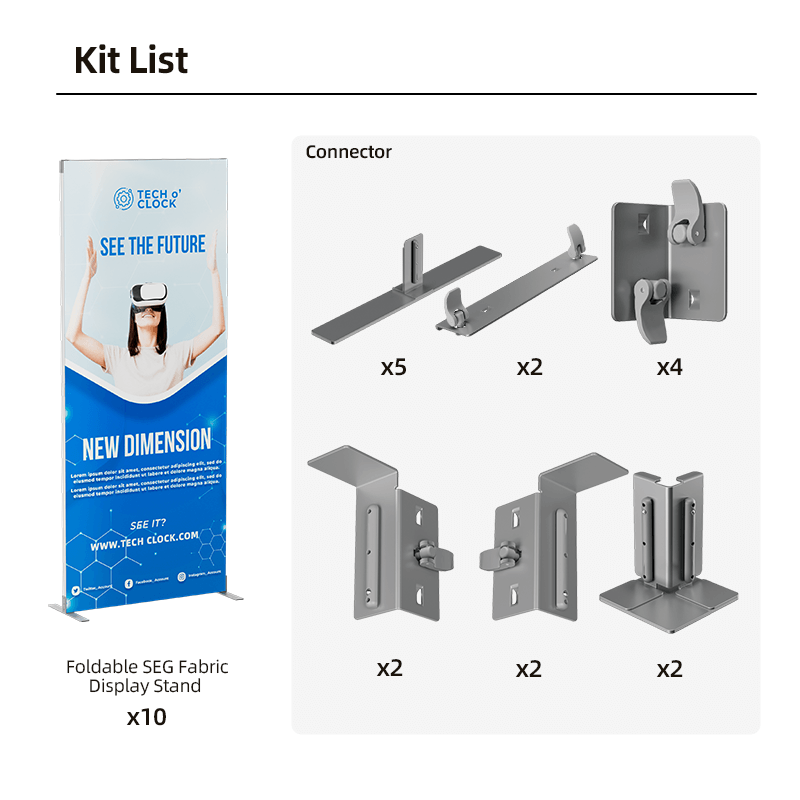 Foldable SEG Modular Display Kit N