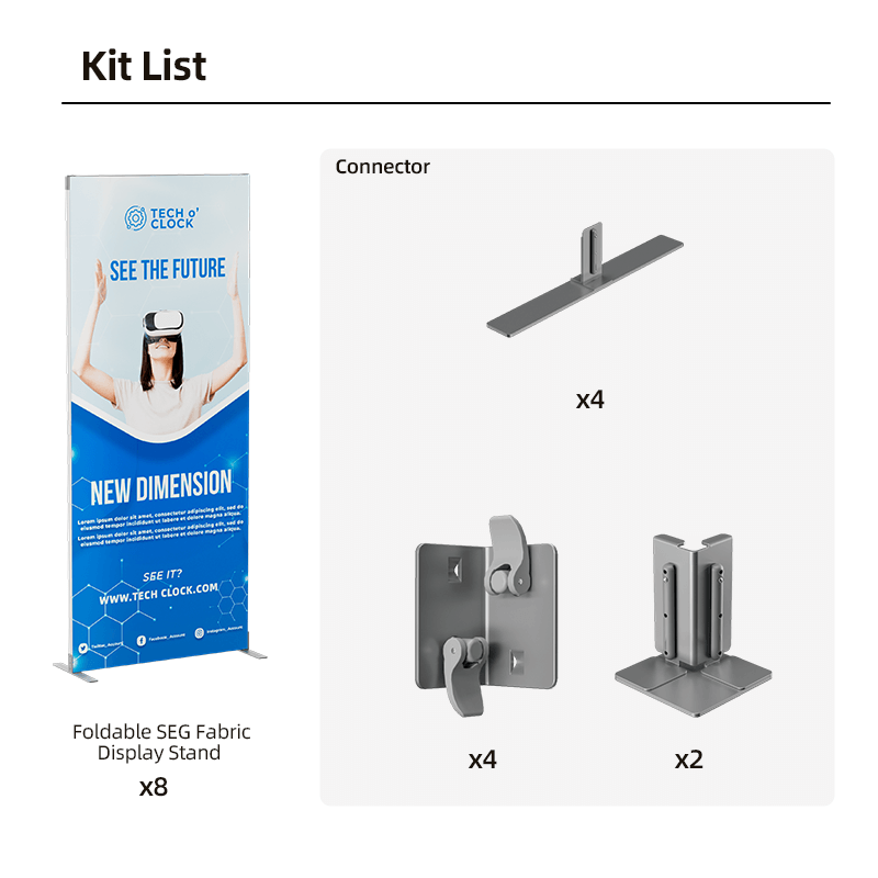 Foldable SEG Modular Display Kit R