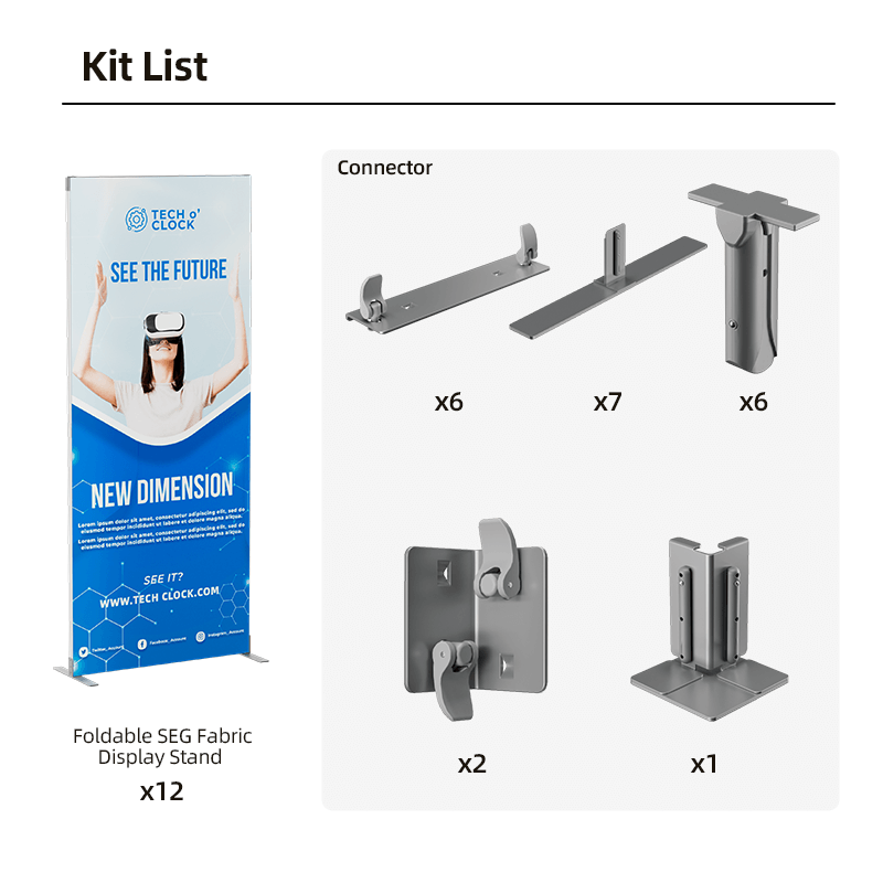 Foldable SEG Modular Display Kit S