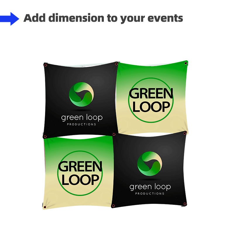 Customsize Floor Grid Pop Up Displays（Graphic Only）