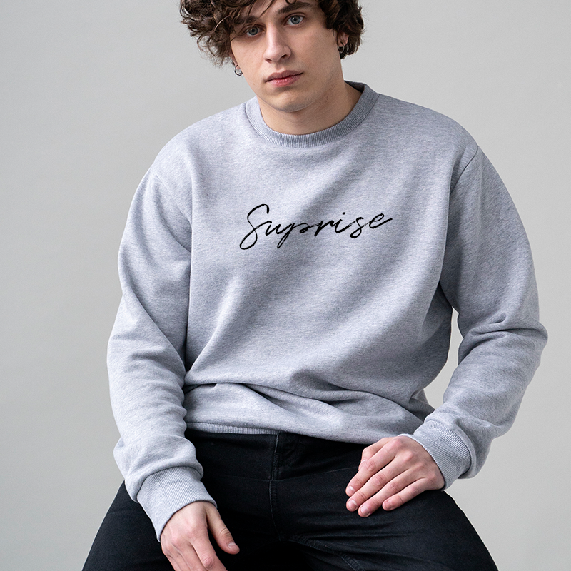 Air Cotton Round Neck Sweatshirt