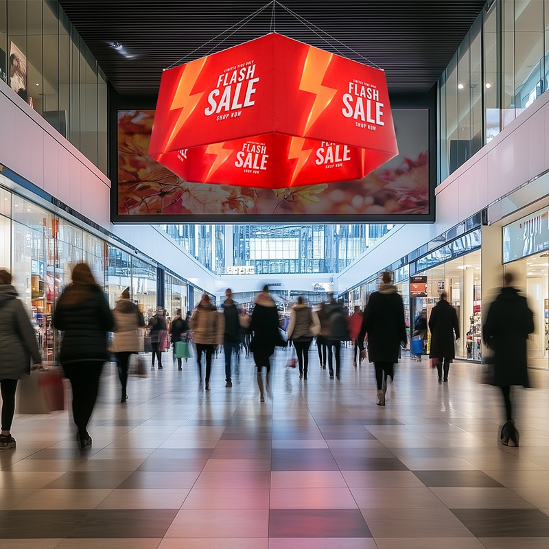 Hexagon Hanging Sign