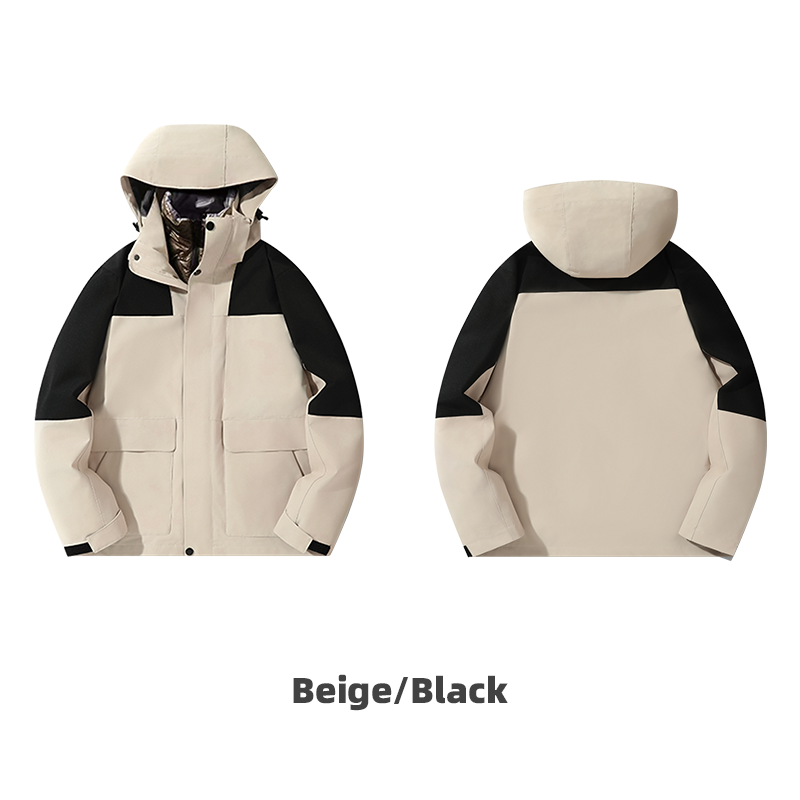 3-in-1 Detachable Softshell Jacket with Graphene Liner