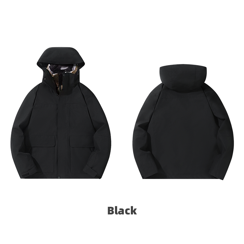 3-in-1 Detachable Softshell Jacket with Fleece Liner