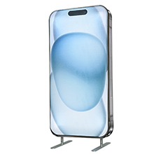 Phone-Shaped Exhibit Stand