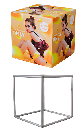 Custom Advertising Display Cube