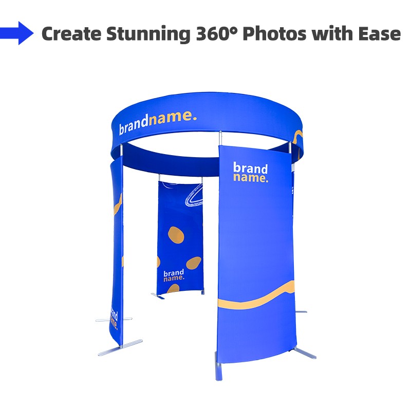 360 View 4 Panel Photo Booth Enclosure