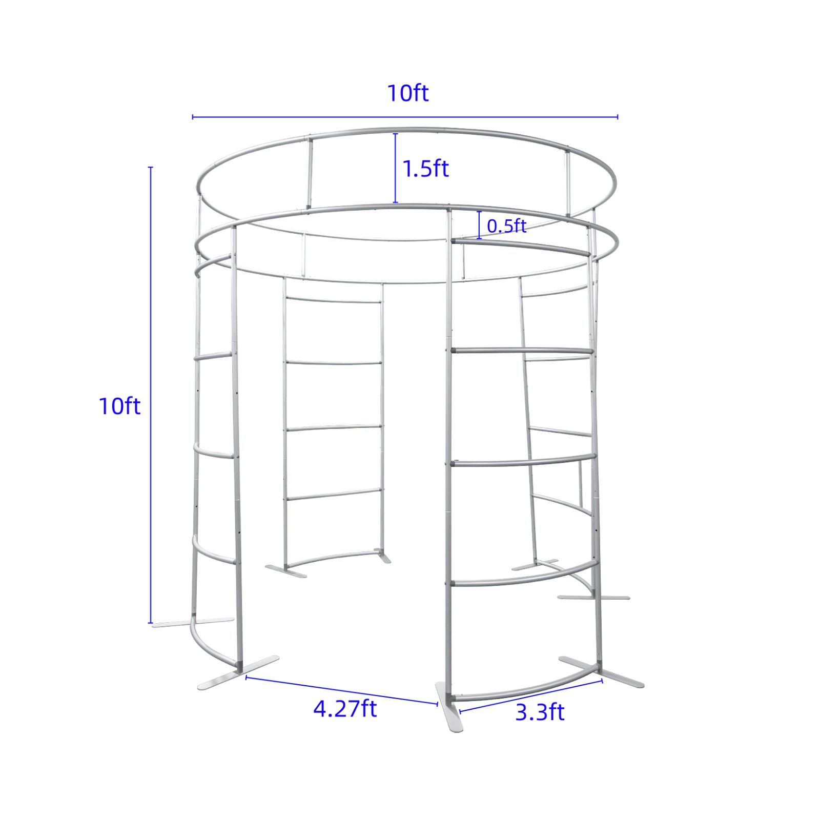 360 View 4 Panel Photo Booth Enclosure