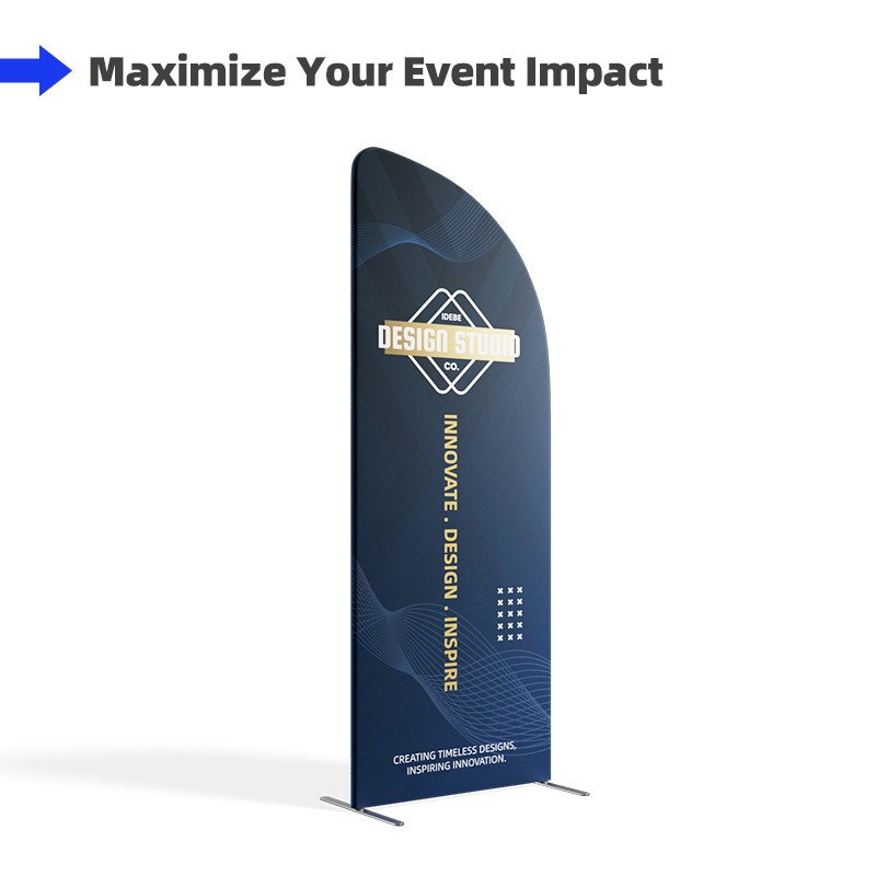 Magnetic Slope Fabric Banner Stand 2