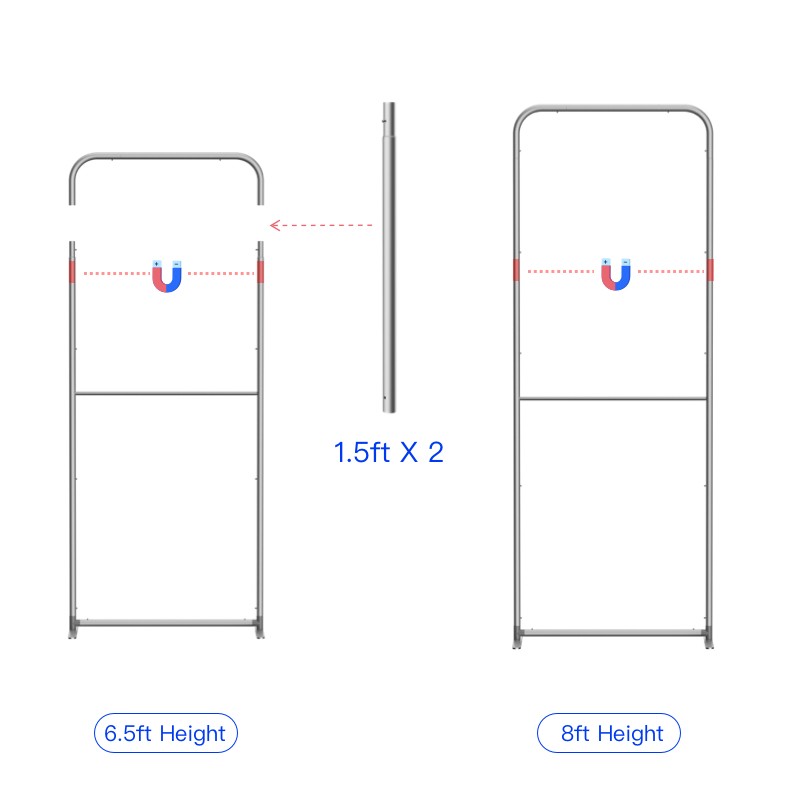 6.5x6.5ft Magnetic Modular Fabric Displays-A