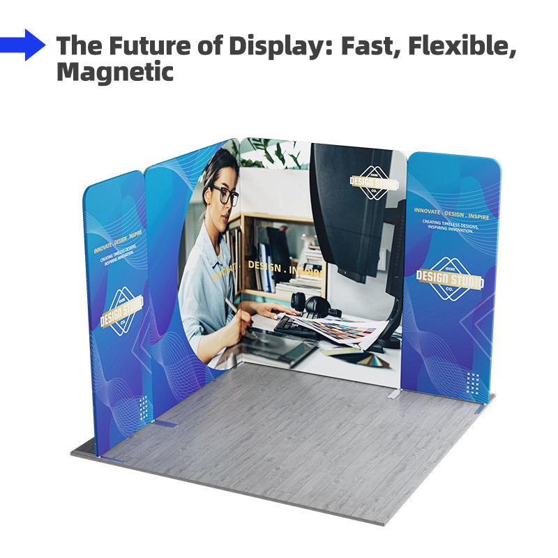 10x10ft Magnetic Modular Fabric Displays-A