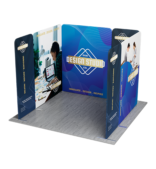 Trade Show Pop Up Tower with Portable Aluminum Tubes