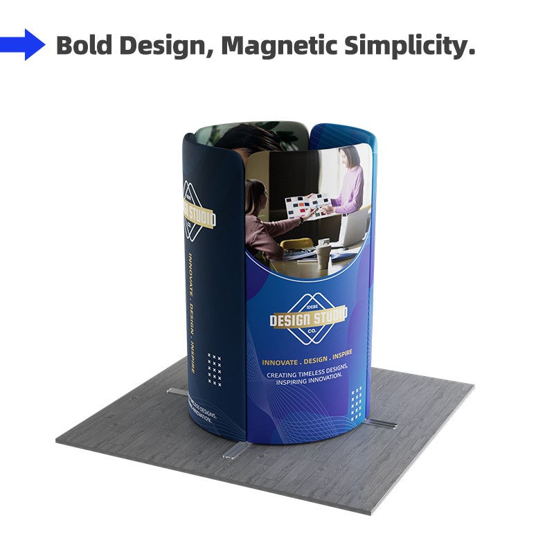 6.5x6.5ft Magnetic Modular Fabric Displays-A