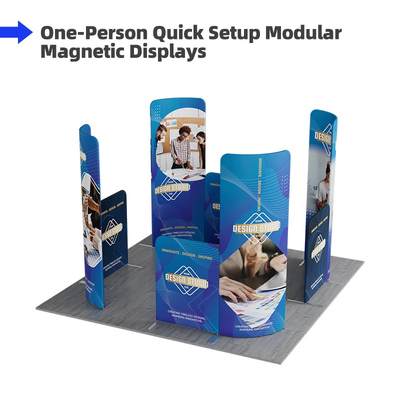 10x10ft Magnetic Modular Fabric Displays-E