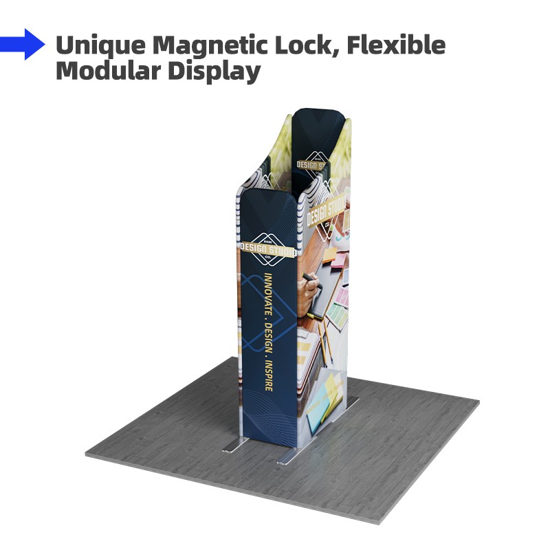 6.5x6.5ft Magnetic Modular Fabric Displays-D