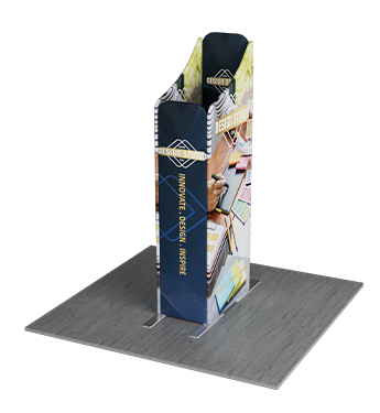 Trade Show Pop Up Tower with Portable Aluminum Tubes