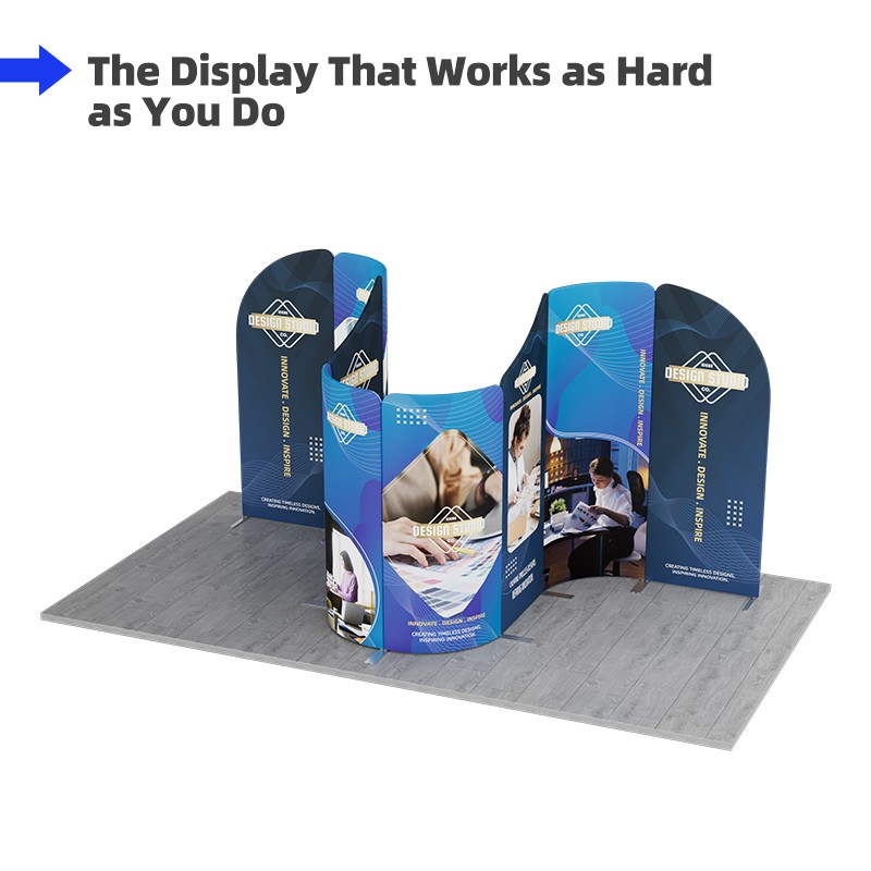 13x10ft Magnetic Modular Fabric Displays-A