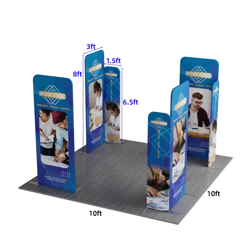 10x10ft Magnetic Modular Fabric Displays-D